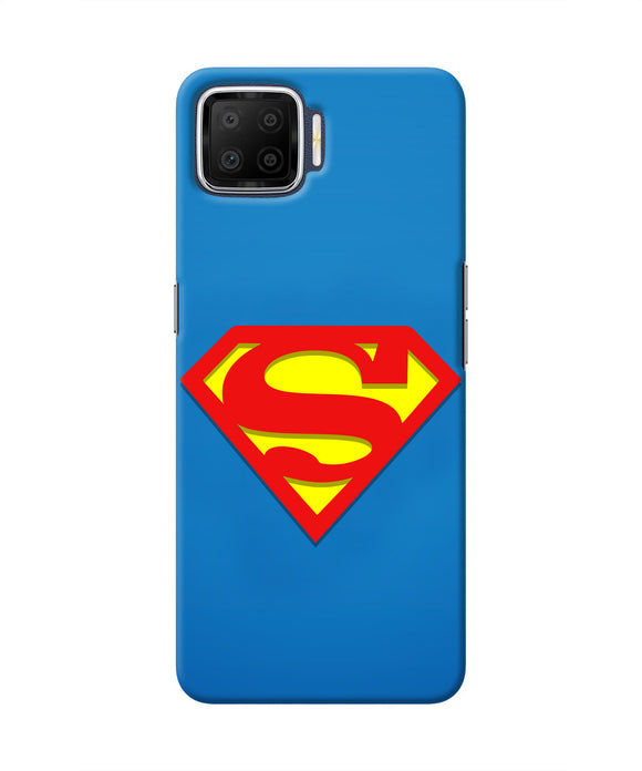 Superman Blue Oppo F17 Real 4D Back Cover