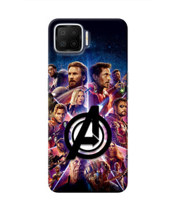 Avengers Superheroes Oppo F17 Real 4D Back Cover