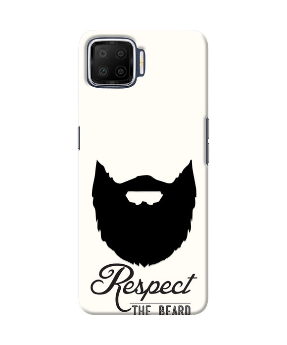 Respect the Beard Oppo F17 Real 4D Back Cover