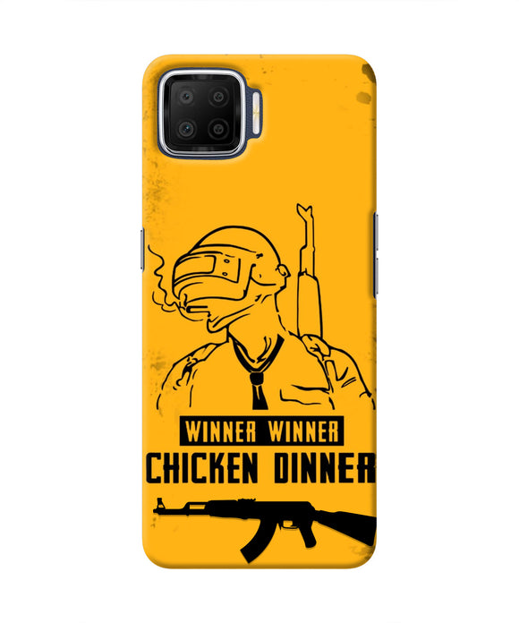 PUBG Chicken Dinner Oppo F17 Real 4D Back Cover