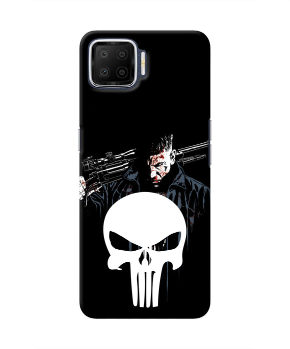 Punisher Character Oppo F17 Real 4D Back Cover