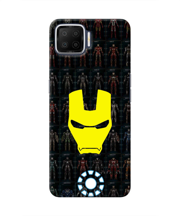 Iron Man Suit Oppo F17 Real 4D Back Cover