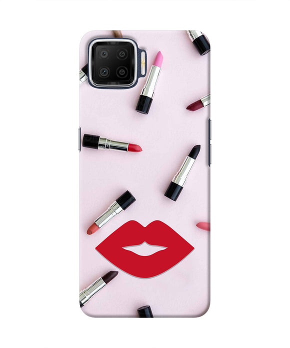 Lips Lipstick Shades Oppo F17 Real 4D Back Cover