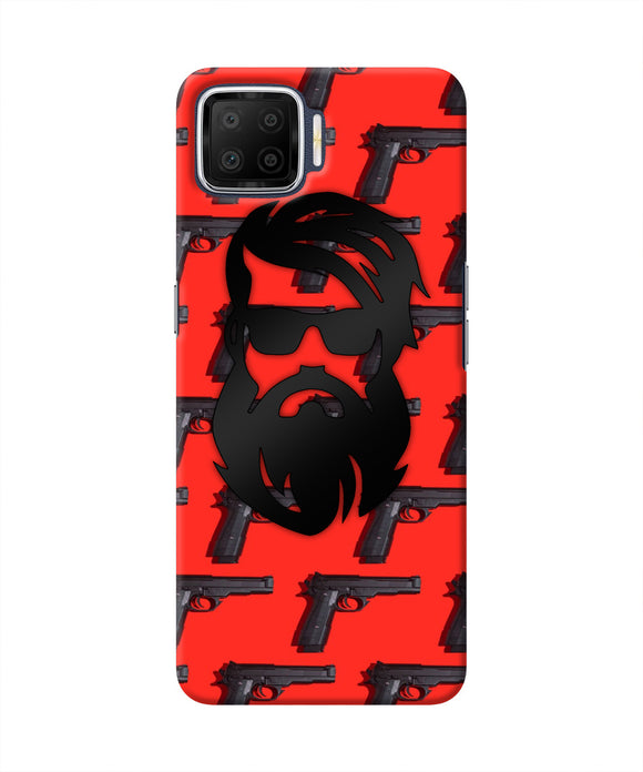 Rocky Bhai Beard Look Oppo F17 Real 4D Back Cover