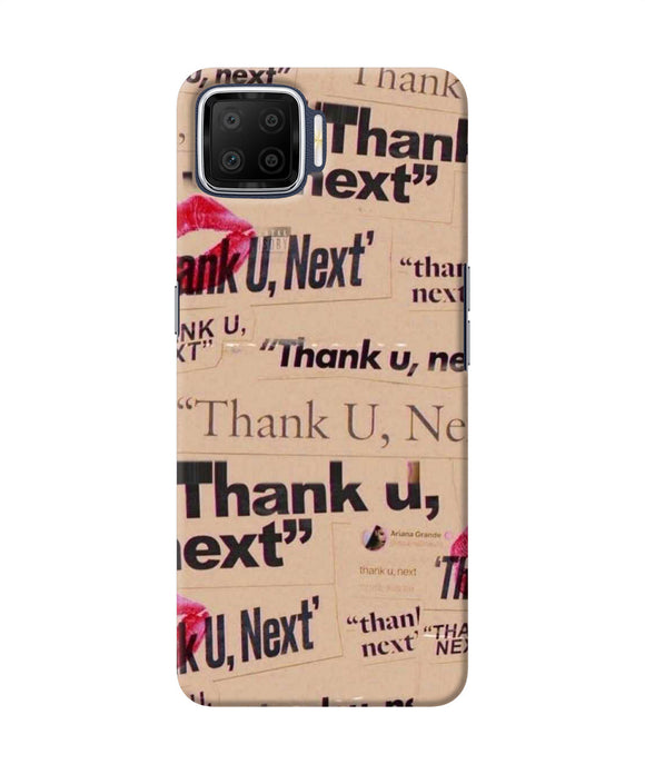 Thank You Next Oppo F17 Back Cover