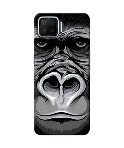 Black Chimpanzee Oppo F17 Back Cover