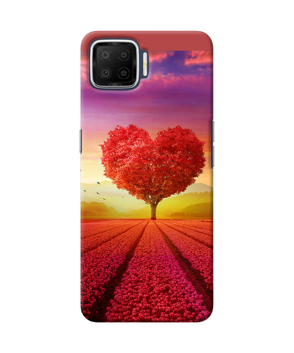 Natural Heart Tree Oppo F17 Back Cover