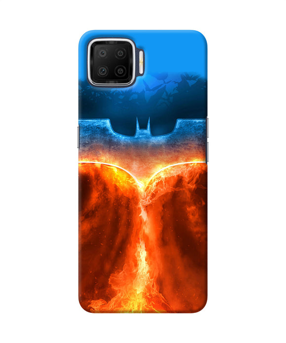 Burning Batman Logo Oppo F17 Back Cover