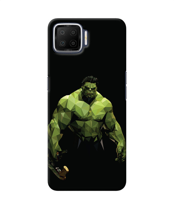 Abstract Hulk Buster Oppo F17 Back Cover