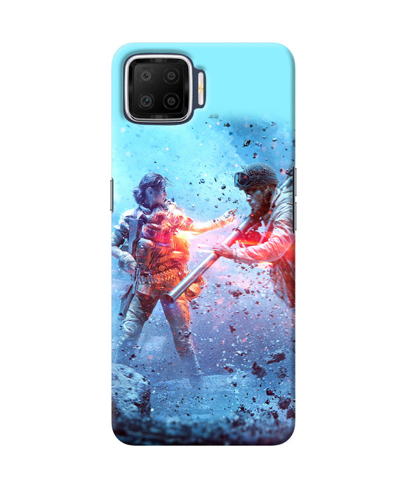 Pubg Water Fight Oppo F17 Back Cover