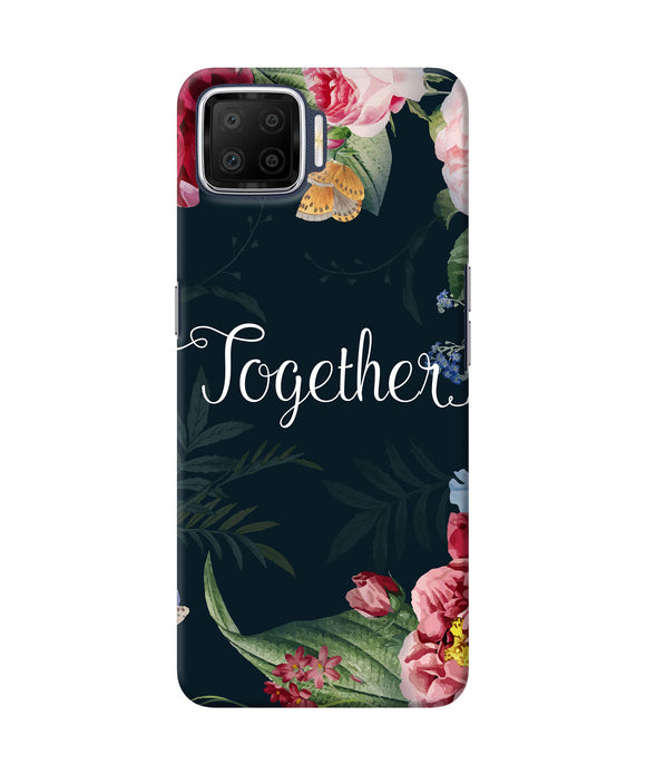Together Flower Oppo F17 Back Cover