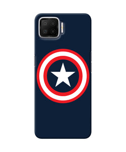 Captain America Logo Oppo F17 Back Cover