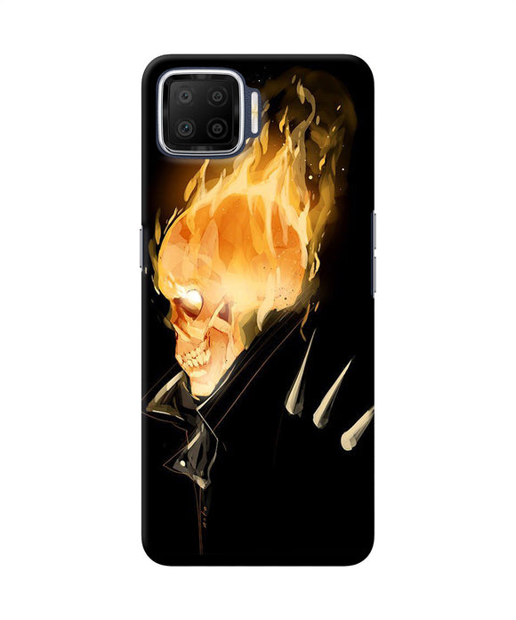 Burning Ghost Rider Oppo F17 Back Cover