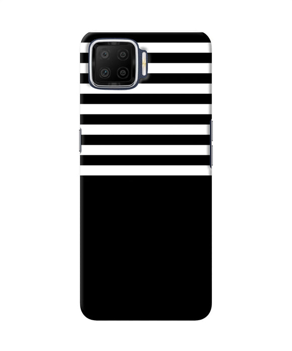 Black And White Print Oppo F17 Back Cover
