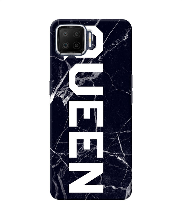 Queen Marble Text Oppo F17 Back Cover