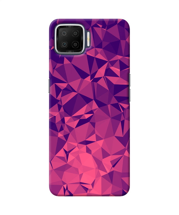 Abstract Red Blue Shine Oppo F17 Back Cover