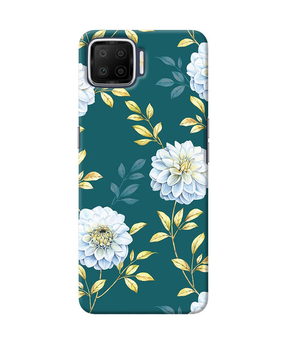 Flower Canvas Oppo F17 Back Cover