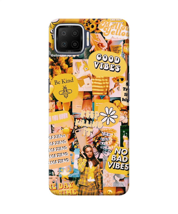 Good Vibes Poster Oppo F17 Back Cover