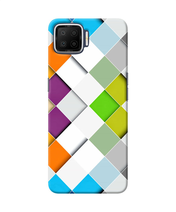 Abstract Color Box Oppo F17 Back Cover