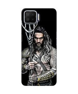 Aquaman Trident Black Oppo F17 Back Cover