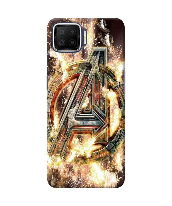 Avengers Burning Logo Oppo F17 Back Cover