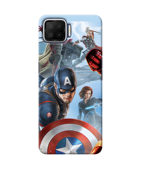 Avengers On The Sky Oppo F17 Back Cover