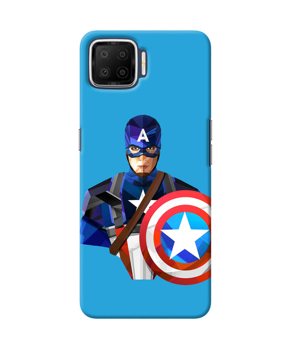 Captain America Character Oppo F17 Back Cover