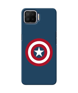 Captain America Logo Oppo F17 Back Cover