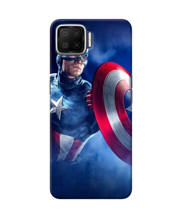 Captain America On Sky Oppo F17 Back Cover