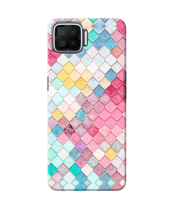 Colorful Fish Skin Oppo F17 Back Cover
