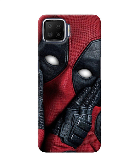 Thinking Deadpool Oppo F17 Back Cover