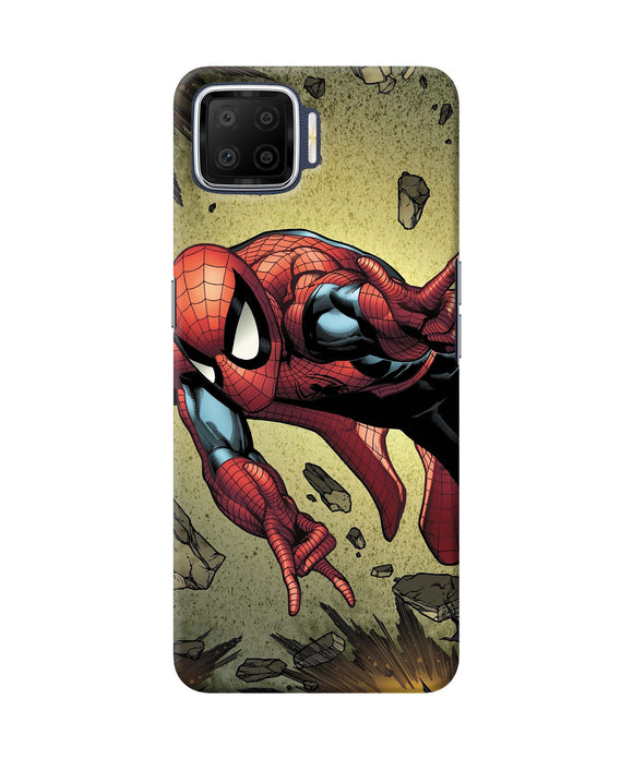 Spiderman On Sky Oppo F17 Back Cover