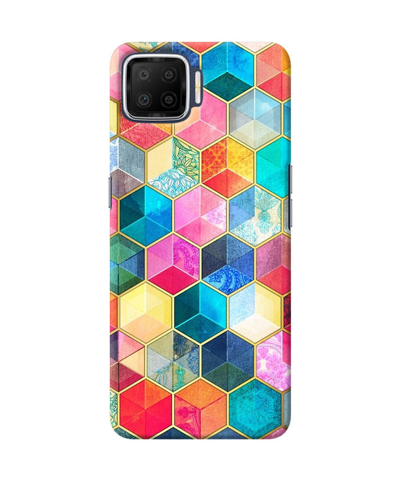 Abstract Color Box Oppo F17 Back Cover