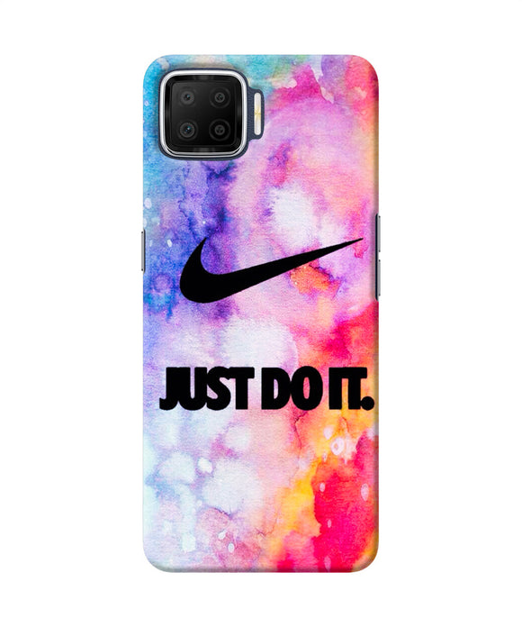 Just Do It Colors Oppo F17 Back Cover