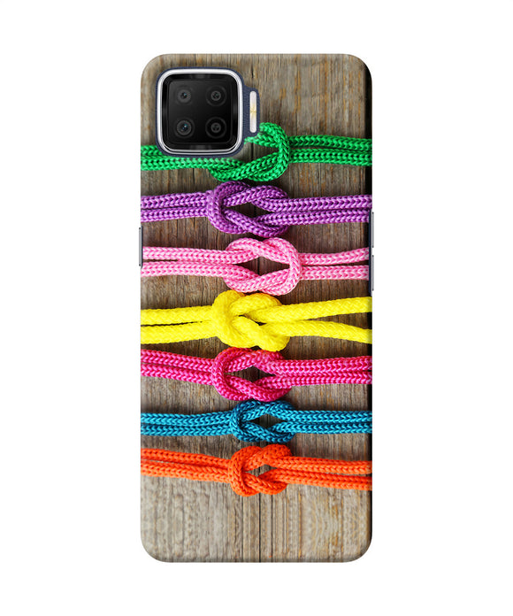 Colorful Shoelace Oppo F17 Back Cover