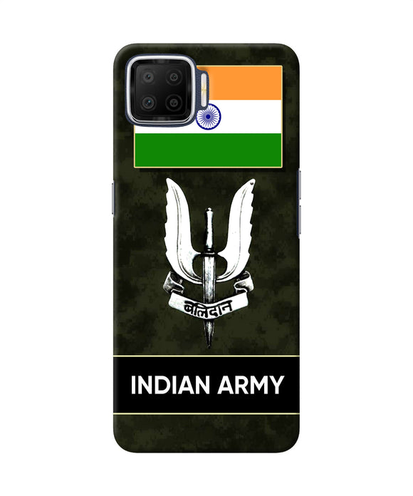 Indian Flag Balidan Logo Oppo F17 Back Cover