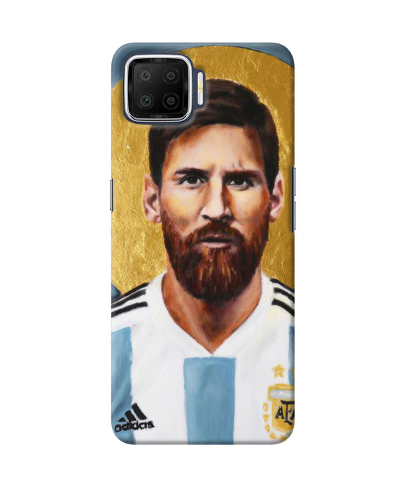 Messi Face Oppo F17 Back Cover