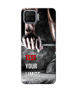 Test Your Limit Quote Oppo F17 Back Cover