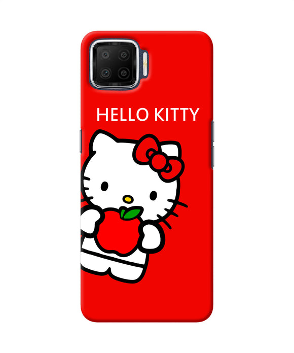 Hello Kitty Red Oppo F17 Back Cover
