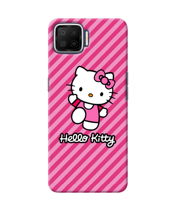 Hello Kitty Pink Oppo F17 Back Cover