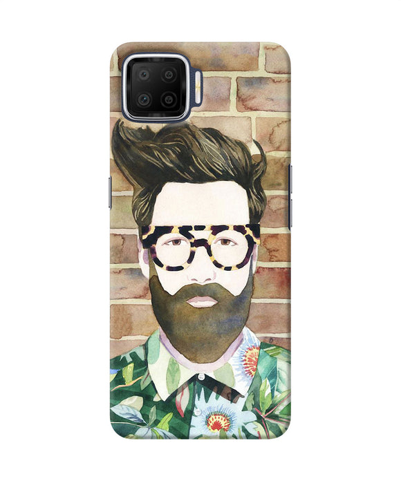 Beard Man With Glass Oppo F17 Back Cover