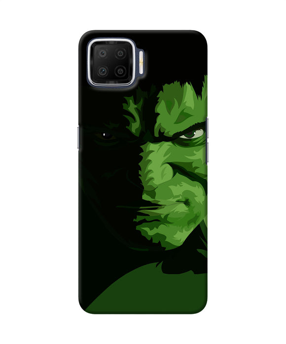 Hulk Green Painting Oppo F17 Back Cover