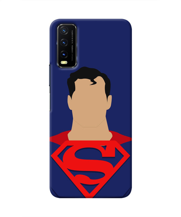 Superman Cape Vivo Y20/Y20i Real 4D Back Cover