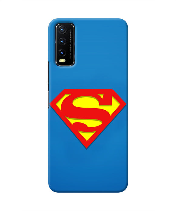 Superman Blue Vivo Y20/Y20i Real 4D Back Cover
