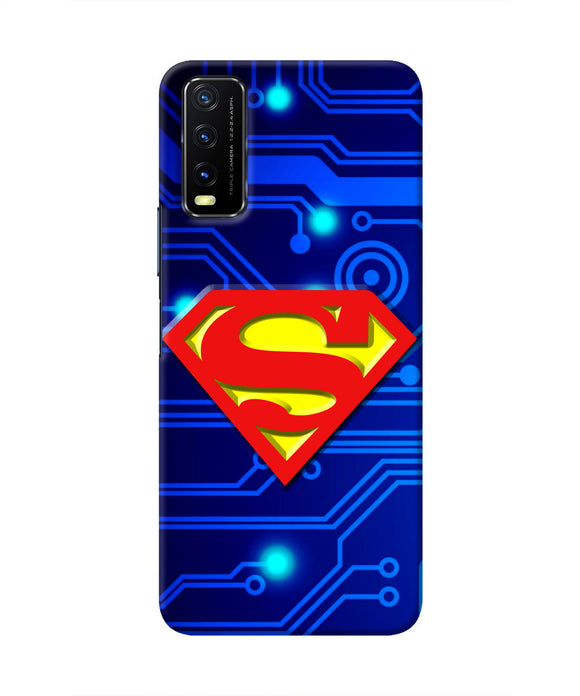 Superman Abstract Vivo Y20/Y20i Real 4D Back Cover