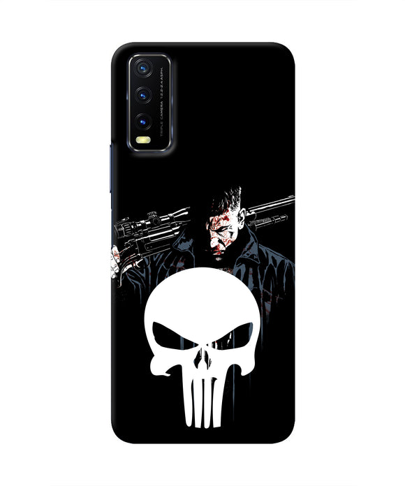 Punisher Character Vivo Y20/Y20i Real 4D Back Cover