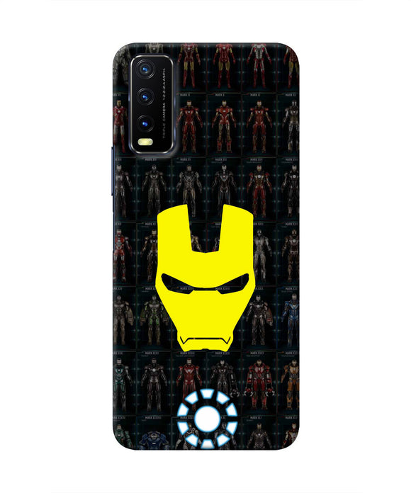 Iron Man Suit Vivo Y20/Y20i Real 4D Back Cover