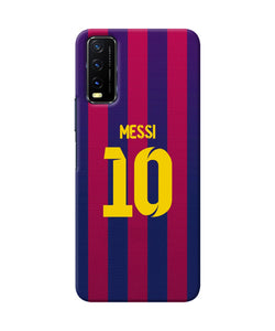 Messi 10 tshirt Vivo Y20/Y20i Back Cover