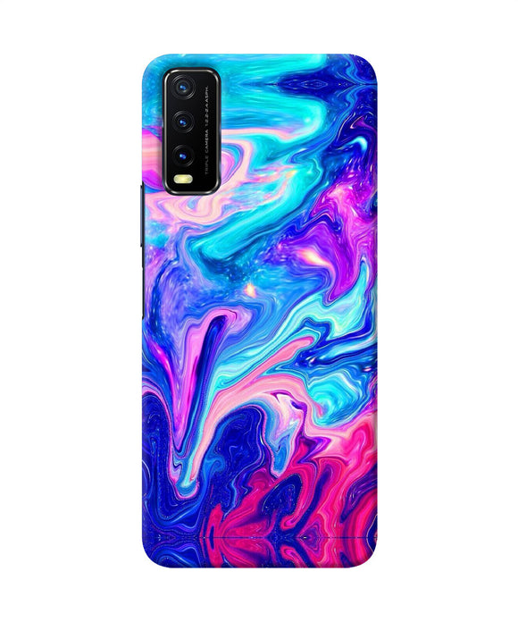 Abstract colorful water Vivo Y20/Y20i Back Cover