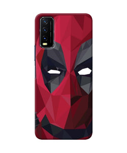 Abstract deadpool mask Vivo Y20/Y20i Back Cover